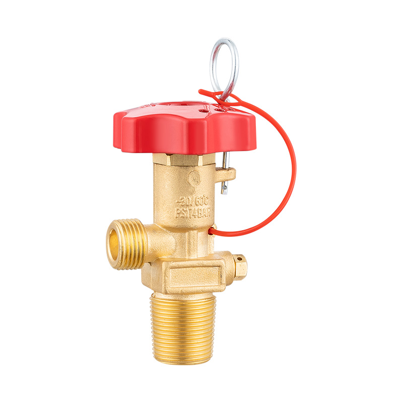 Red Handwheel Male Thread Connecting Valve for Gas Cylinder 2004