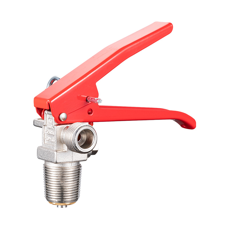 Red Handle High Quality Cylinder Valve for CO2 Fire Extinguisher 2049